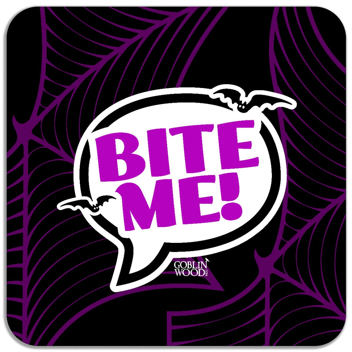 Bite Me! Speech Bubble Magnet - Buffy Inspired - Goblin Wood Exclusive