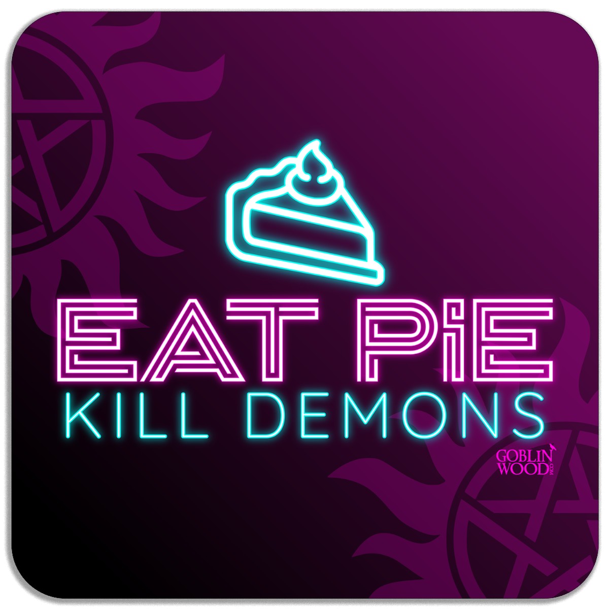 Eat Pie Magnet - Supernatural Inspired - Goblin Wood Exclusive | Goblin ...