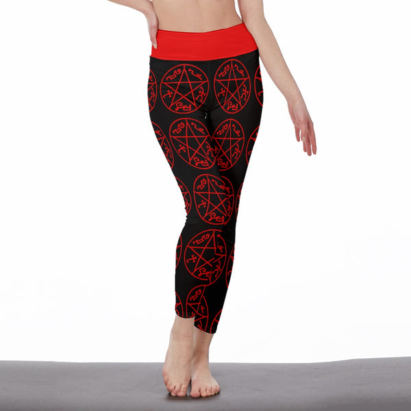 *PRE ORDER* Devils Trap - AOP Ladies Leggings - Goblin Wood Exclusive