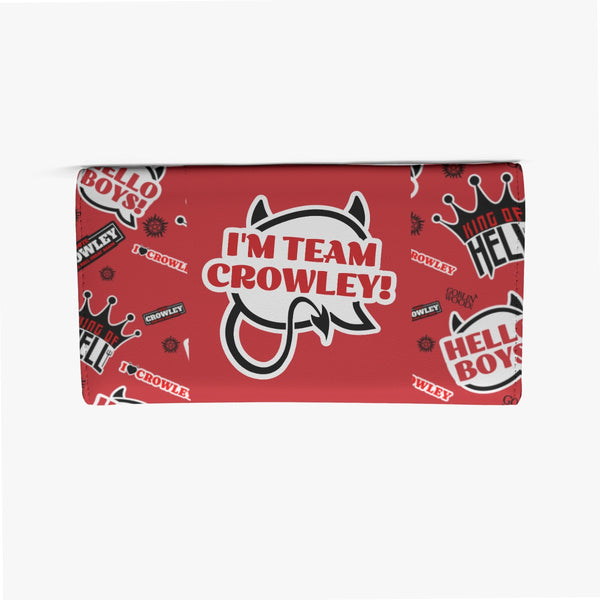 I'm Team Crowley - Supernatural Inspired Purse - Goblin Wood Exclusive