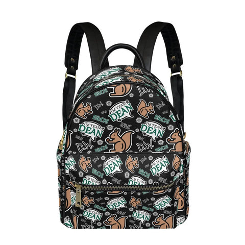 *PRE ORDER* I'm Team Dean AOP Print Mini Backpack - Supernatural Inspired - Goblin Wood Exclusive