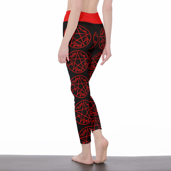 *PRE ORDER* Devils Trap - AOP Ladies Leggings - Goblin Wood Exclusive