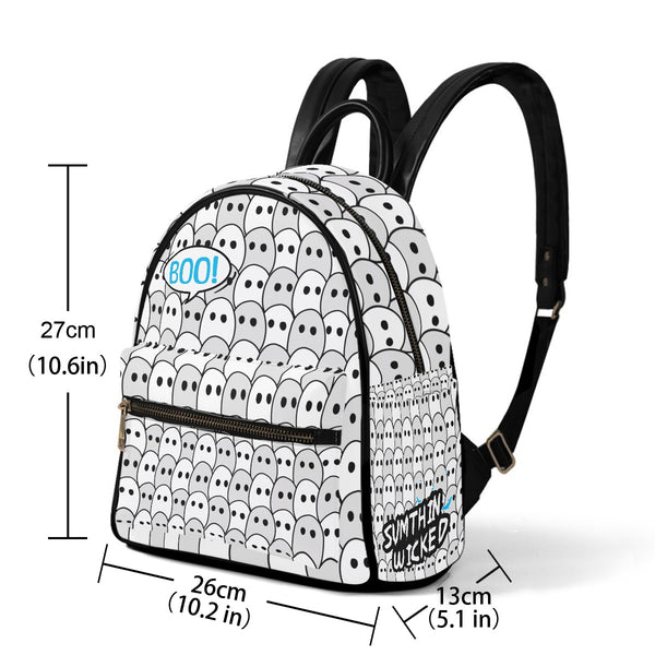 Boo! - AOP PU Mini backpack - Sumthin Wicked Original