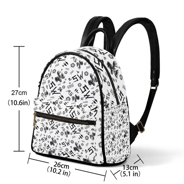 *PRE ORDER* Initially Sam Mini Backpack (White) - Supernatural Inspired - Goblin Wood Exclusive