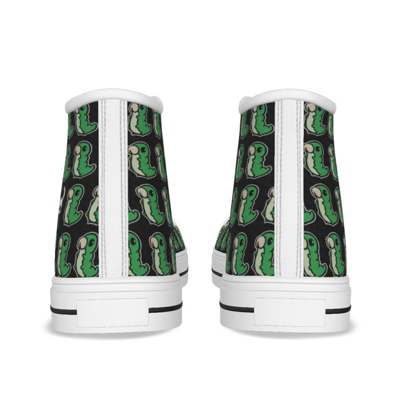 Worm - Canvas Hi-Top Shoe - Hollow Knight Inspired - Goblin Wood Exclusive