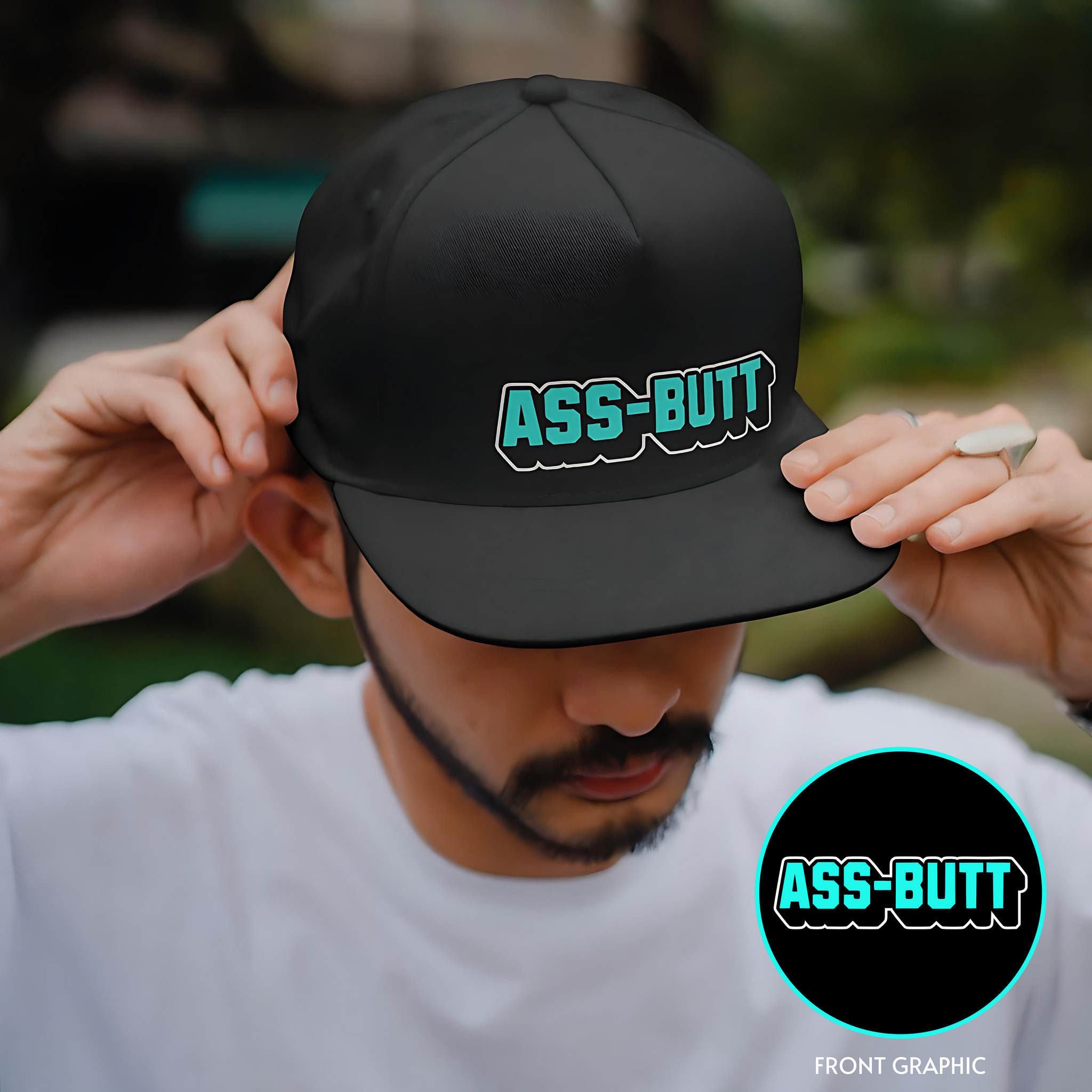 Ass-Butt - Black SnapBack - Supernatural Inspired - Goblin Wood Exclusive