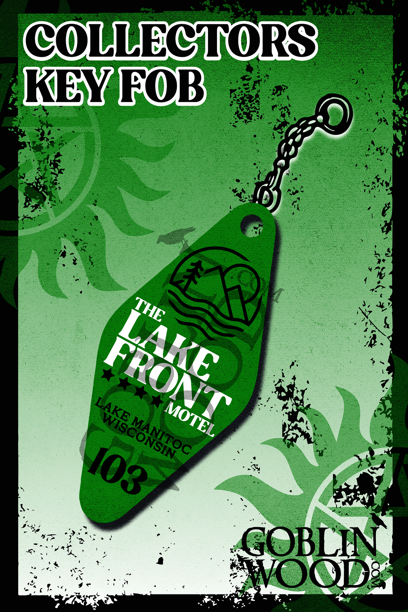 The Lake Front Motel Key Fob - Supernatural Inspired - Goblin Wood Exclusive