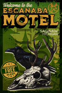 Escanaba Motel Plaque - Supernatural Inspired - Goblin Wood Exclusive