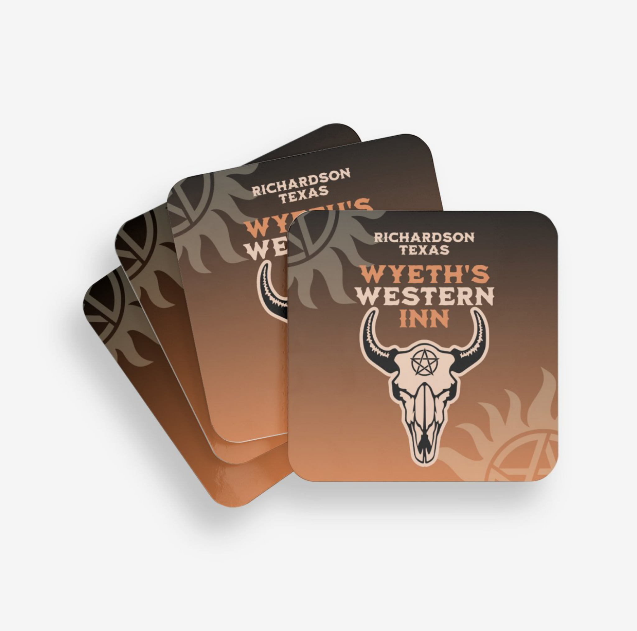 Wyeth's Western Inn Coaster - Supernatural Inspired - Goblin Wood Exclusive