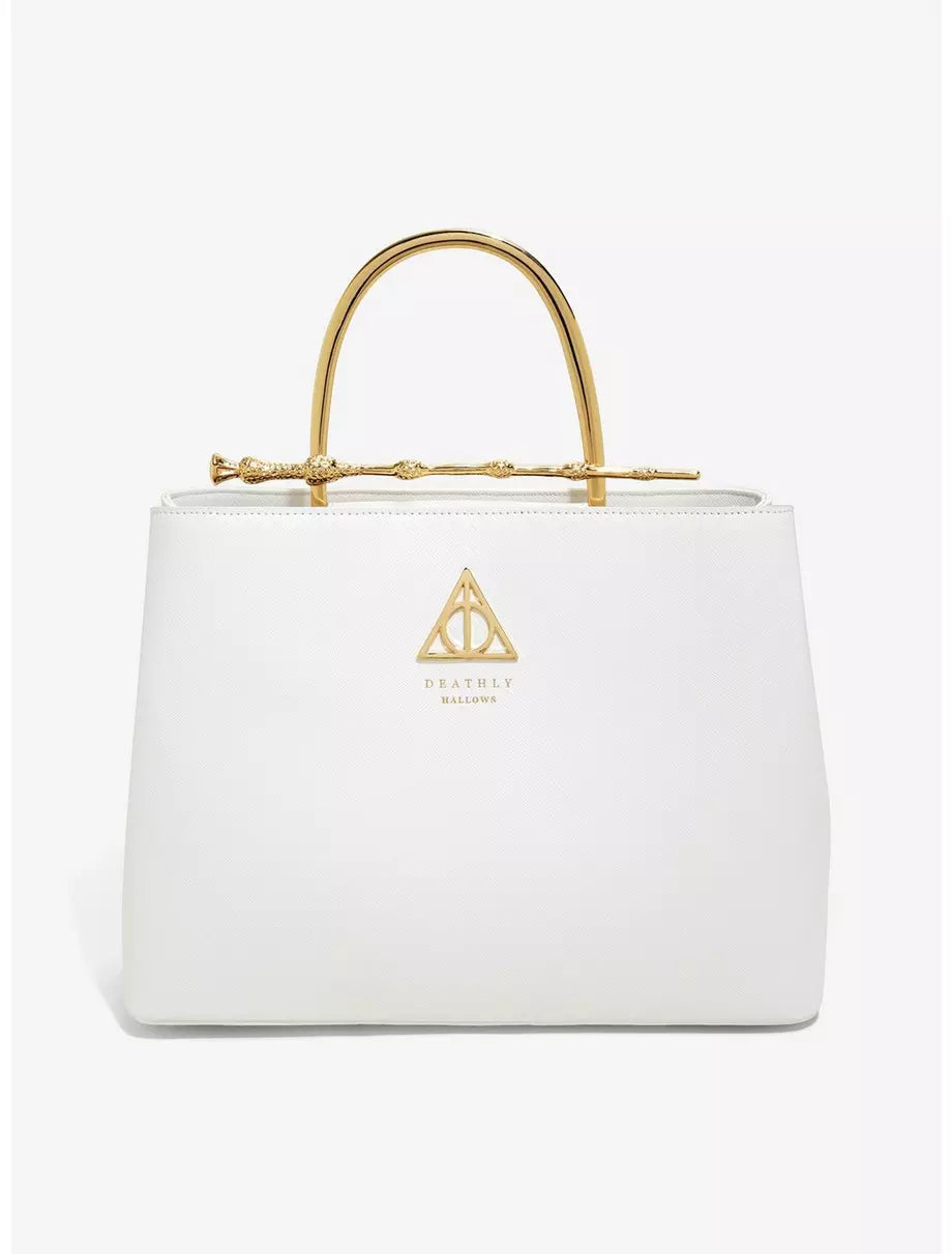 Loungefly Deathly Hallows Handbag White - USA Exclusive