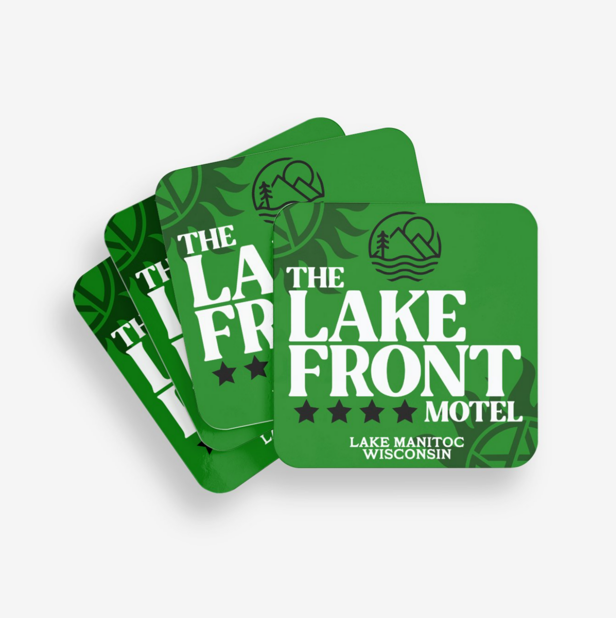 The Lake Front Motel Coaster - Supernatural Inspired - Goblin Wood Exclusive