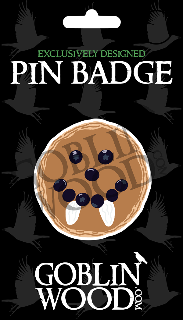 Pancake Acrylic Pin Badge - TVD Inspired