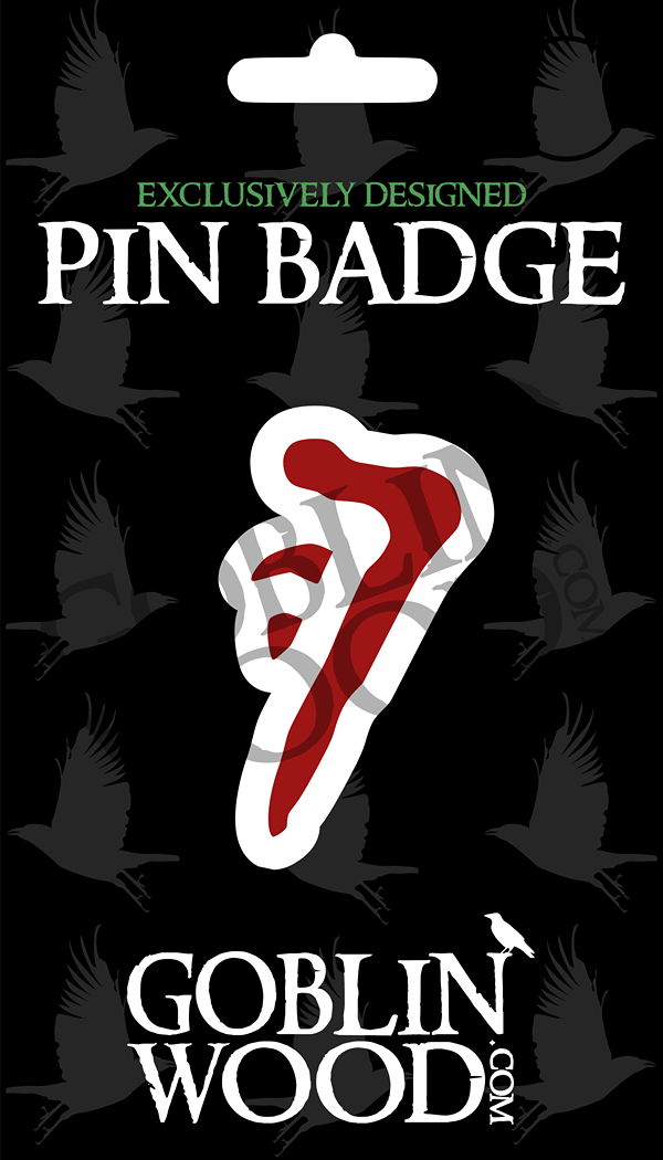 Mark of Cain Acrylic Pin Badge - Supernatural Inspired