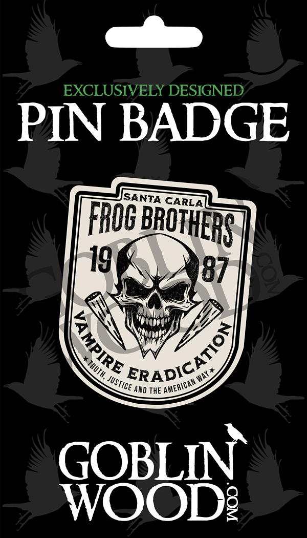 Frog Brothers Acrylic Pin Badge - The Lost Boys Inspired