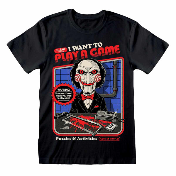 Steven Rhodes X SAW I Want To Play A Game - Tee