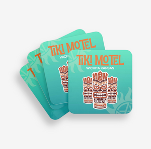 Tiki Motel Coaster - Supernatural Inspired - Goblin Wood Exclusive