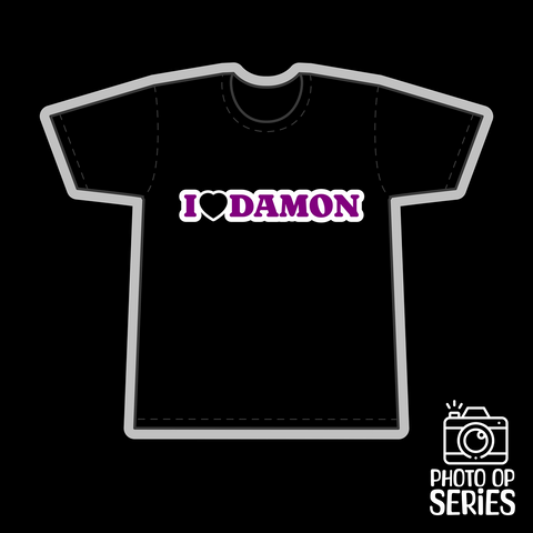 I Love Damon - Photo Op Series Tee - Goblin Wood Exclusive