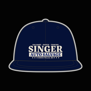 Singer Salvage - Navy SnapBack - Goblin Wood Exclusive