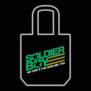 Soldier Boy Black Tote Bag - The Boys Inspired - Goblin Wood Exclusive