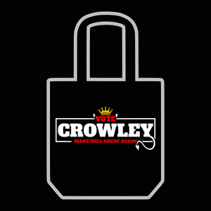 Vote Crowley Tote Bag Black - Supernatural Inspired - Goblin Wood Exclusive