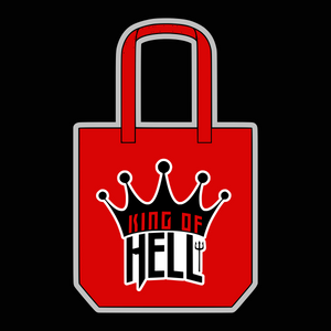 King Of Hell Red Tote Bag - Supernatural Inspired - Goblin Wood Exclusive