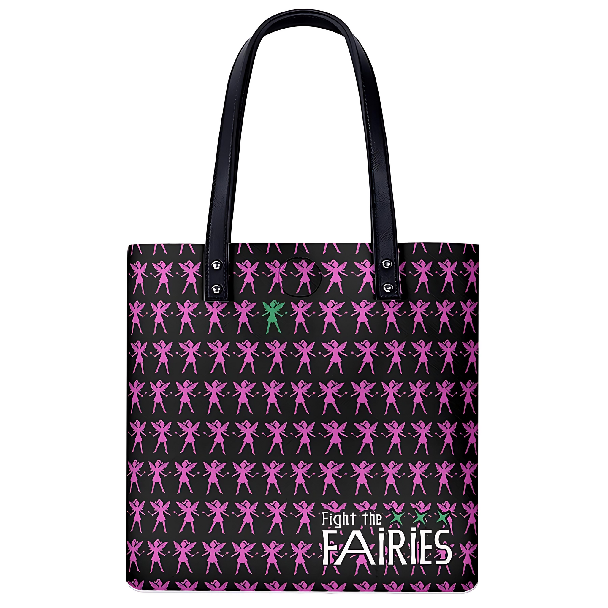 *PRE ORDER* Fight The Fairies - AOP PU Shoulder Bag - Supernatural Inspired