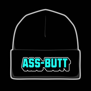 Ass-Butt Black Embroidered Beanie - Supernatural Inspired - Goblin Wood Exclusive