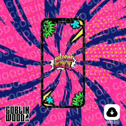 Comicon Phone Background - Supernatural Inspired - Goblin Wood Exclusive