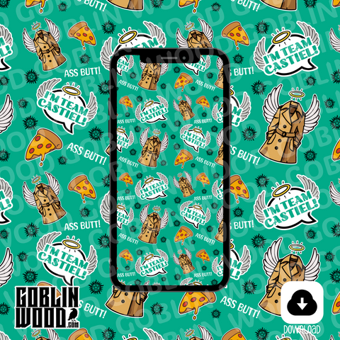 Castiel Phone Background - Goblin Wood Exclusive