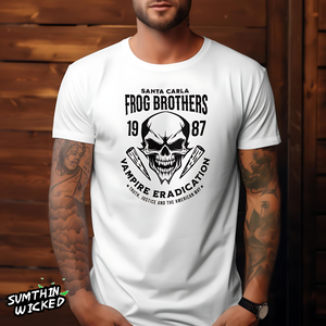 Frog Brothers Vampire - White Premium T-Shirt - The Lost Boys Inspired - Sumthin Wicked Exclusive