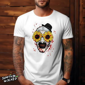 Arty - White Premium T-Shirt - Terrifier Inspired - Sumthin Wicked Exclusive