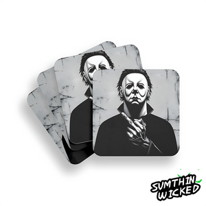 Michael Profanity Coaster - Halloween Inspired