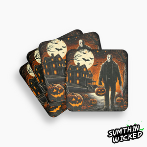 Jason Trick Or Treat Coaster - Friday The 13th Inspired