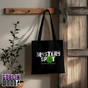 Mystery Spot - Black Tote Bag - Supernatural Inspired - Goblin Wood Exclusive