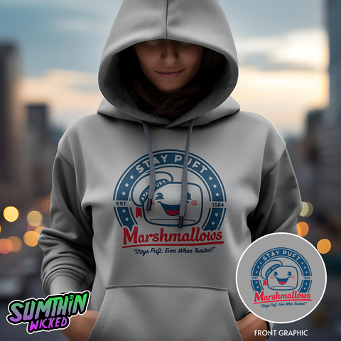 S'mores - Premium Graphite Hoody - Ghostbusters Inspired - Sumthin Wicked Exclusive