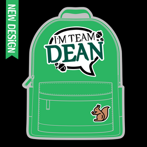 I'm Team Dean Green Backpack - Supernatural Inspired - Goblin Wood Exclusive