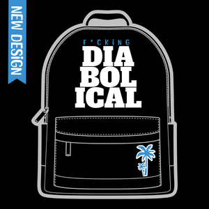 F*cking Diabolical Black Backpack - The Boys Inspired - Goblin Wood Exclusive