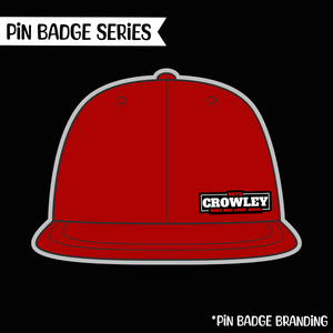 Vote Crowley - Red Pin Badge SnapBack - Goblin Wood Exclusive