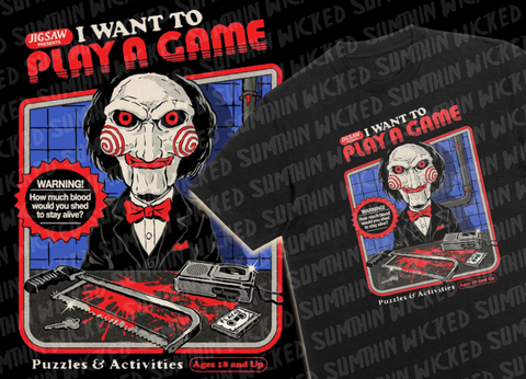 Saw - I Want To Play A Game - Premium T-Shirt - Steven Rhodes