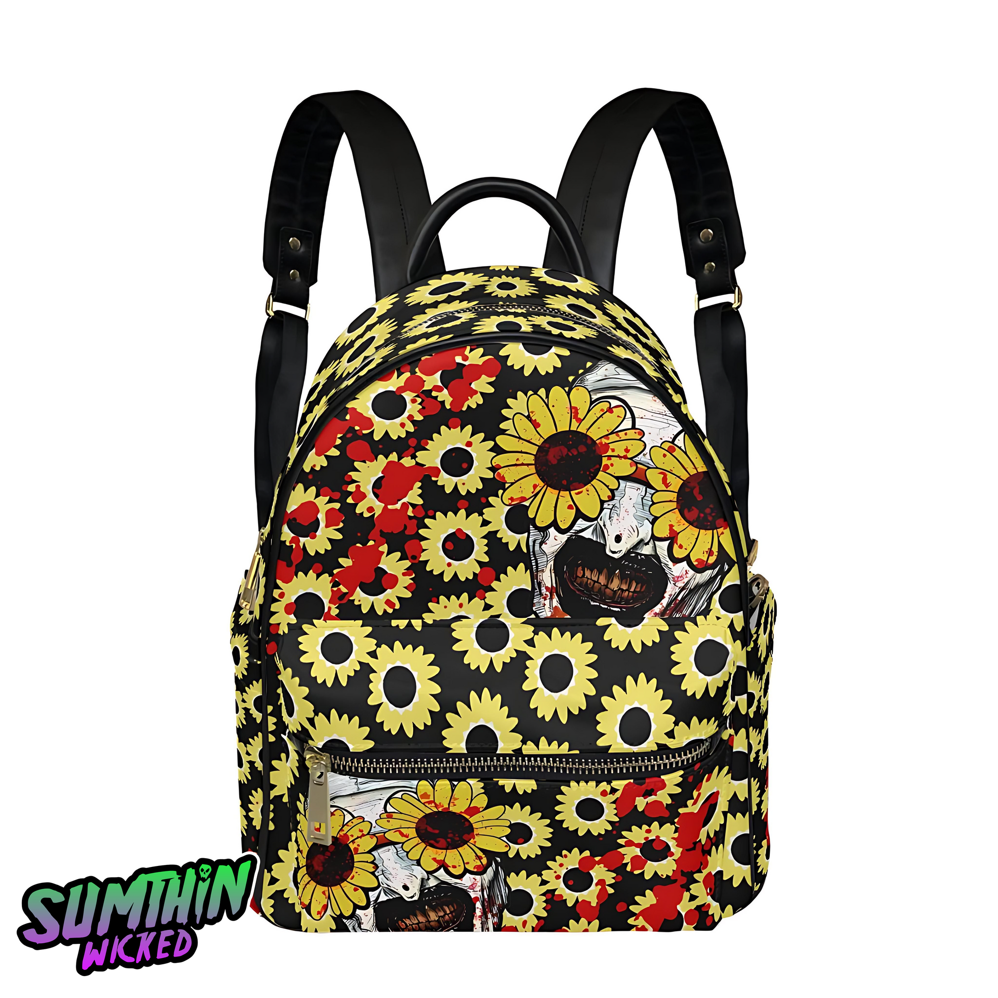 *PRE ORDER* Sunnies - AOP Mini Backpack - Terrifier Inspired - Sumthin Wicked Exclusive