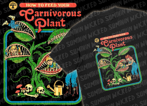 Steven Rhodes - Carnivorous Plant - Premium T-Shirt