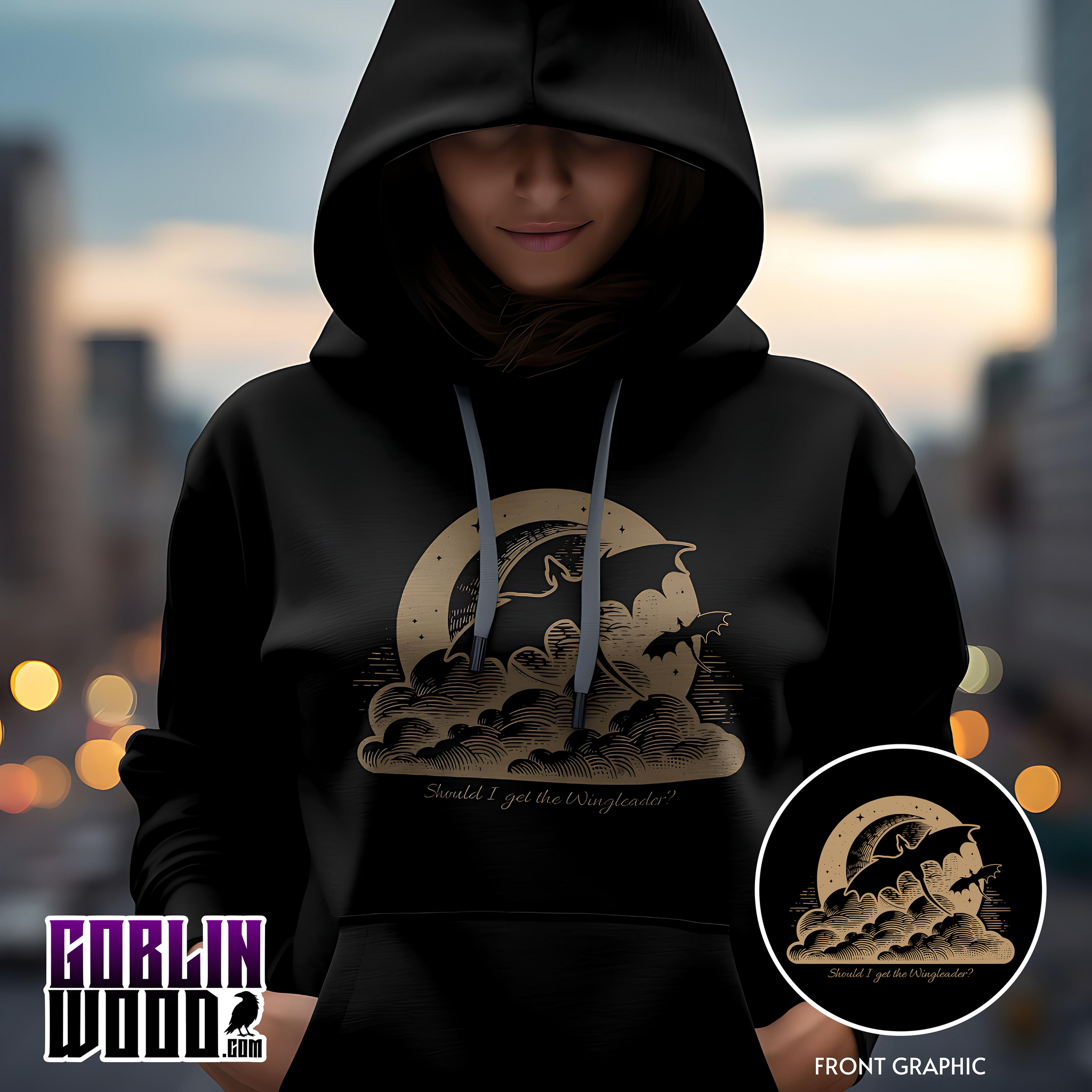 Shall I? - Premium Hoody - Fourth Wing Inspired - Goblin Wood Exclusive