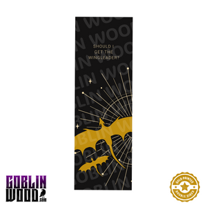Wingleader - Premium Double Sided Bookmark - Fourth Wing Inspired - Goblin Wood Exclusive
