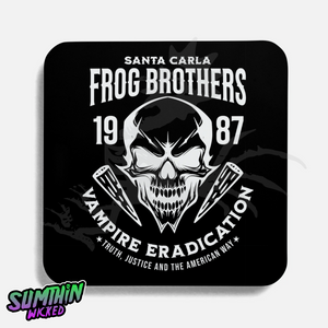 Edgar - Frog Brothers Vampire - Drinks Coaster - The Lost Boys inspired - Sumthin Wicked Exclusive