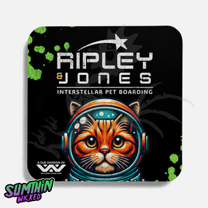 Feline - Drinks Coaster - Alien Inspired - Sumthin Wicked Exclusive