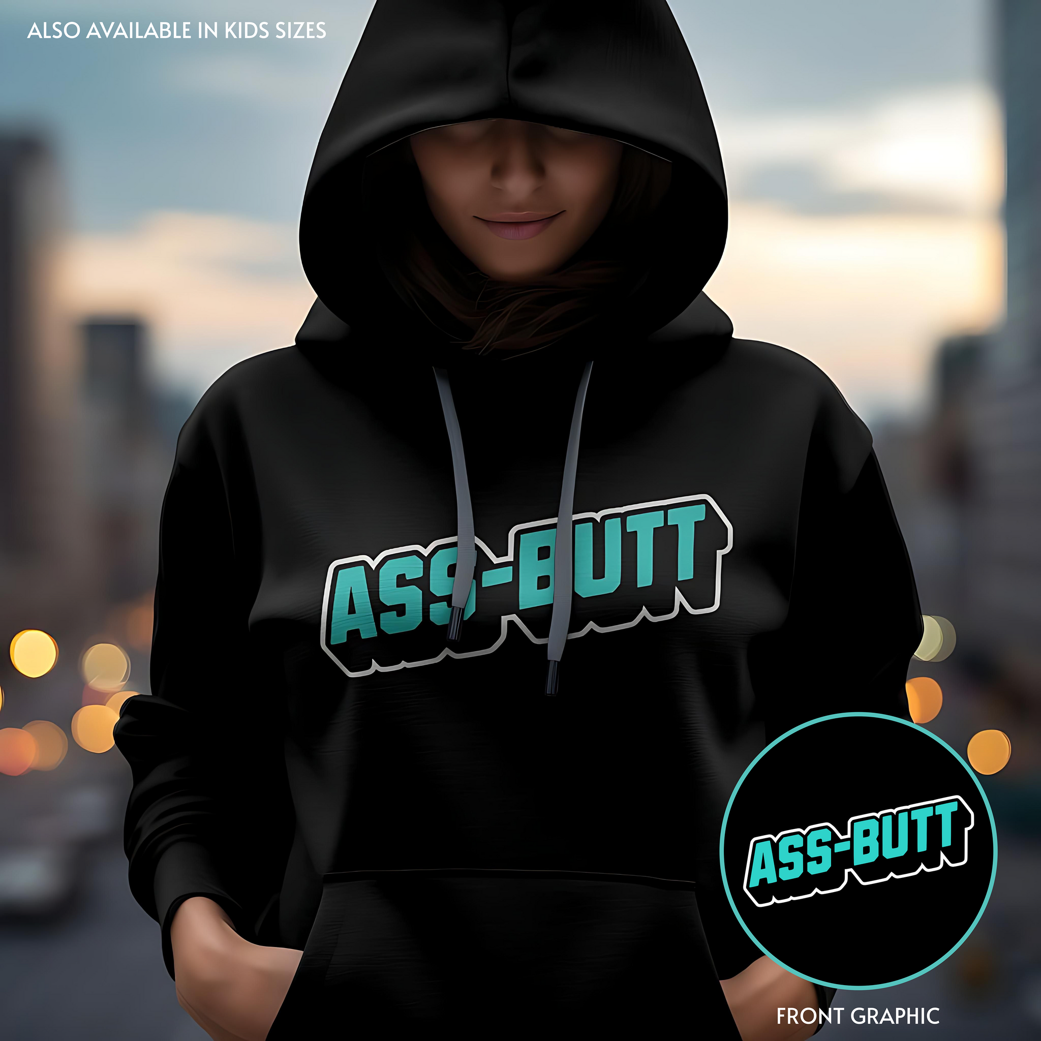 Ass-Butt - Premium Hoody - Supernatural Inspired - Goblin Wood Exclusive