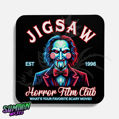 Horror Film Club - Drinks Coaster - Saw Inspired - Sumthin Wicked