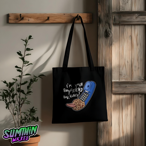 Krueger Call - Black Tote Bag - A Nightmare On Elm Street Inspired - Sumthin Wicked Exclusive