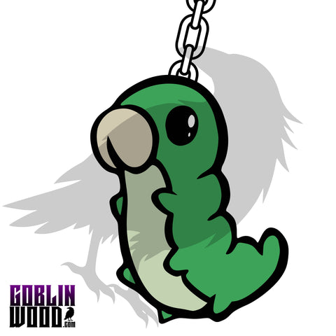 Worm - Acrylic Keychain - Hollow Knight Inspired - Goblin Wood Exclusive