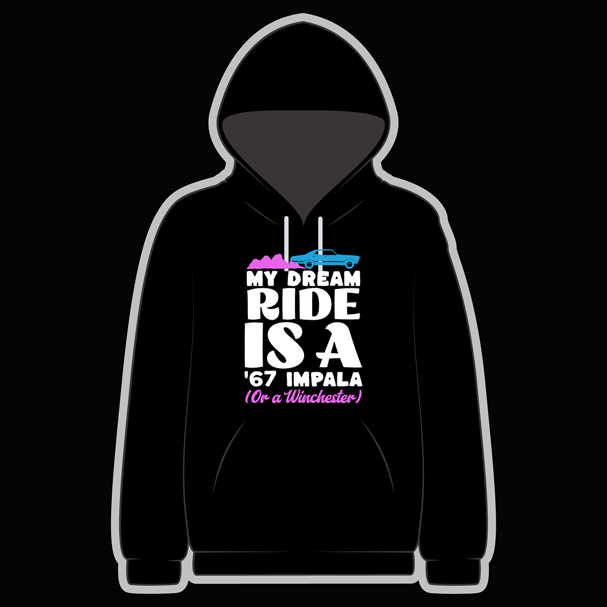 Dream Ride - Black Hoody - Goblin Wood Exclusive